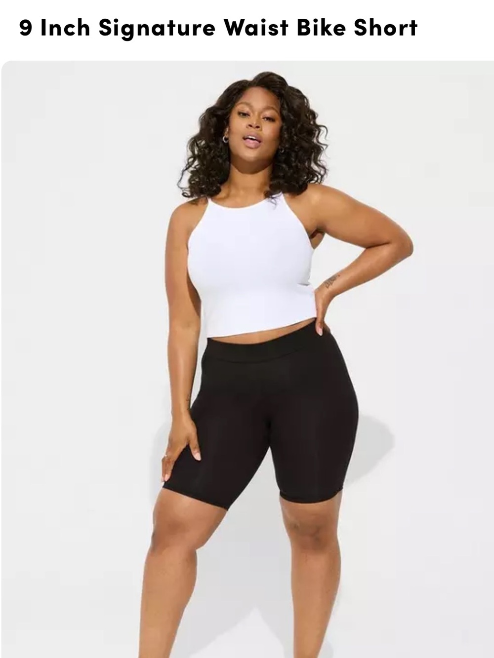 Torrid 9 Inch Signature Waist Bike Short